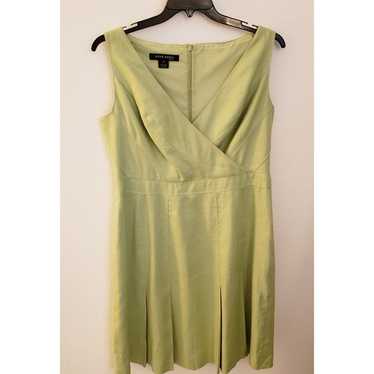 Anne Klein Fully LIned 100% LInen Sleeveless Plea… - image 1