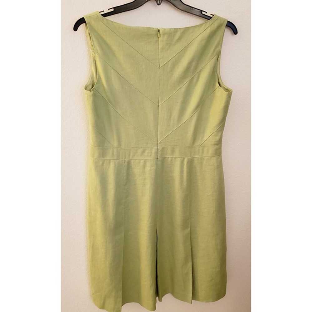 Anne Klein Fully LIned 100% LInen Sleeveless Plea… - image 4