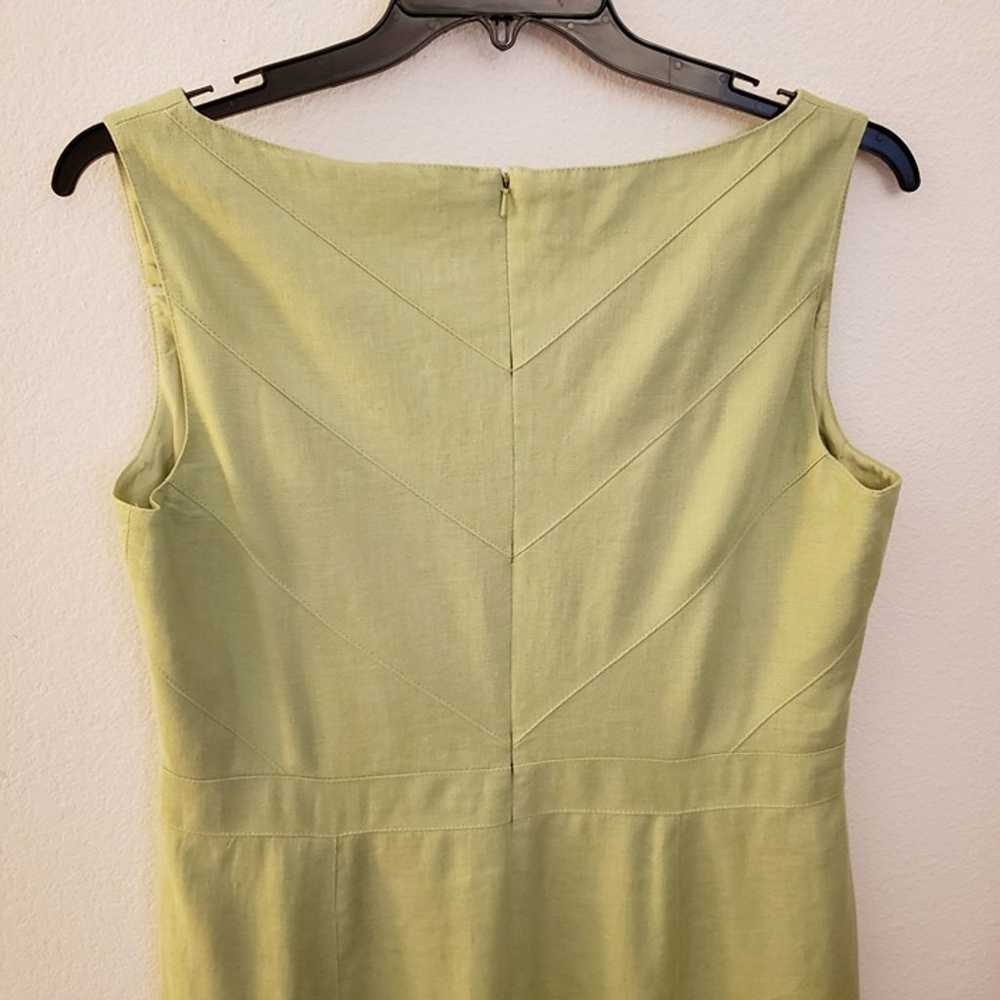 Anne Klein Fully LIned 100% LInen Sleeveless Plea… - image 5