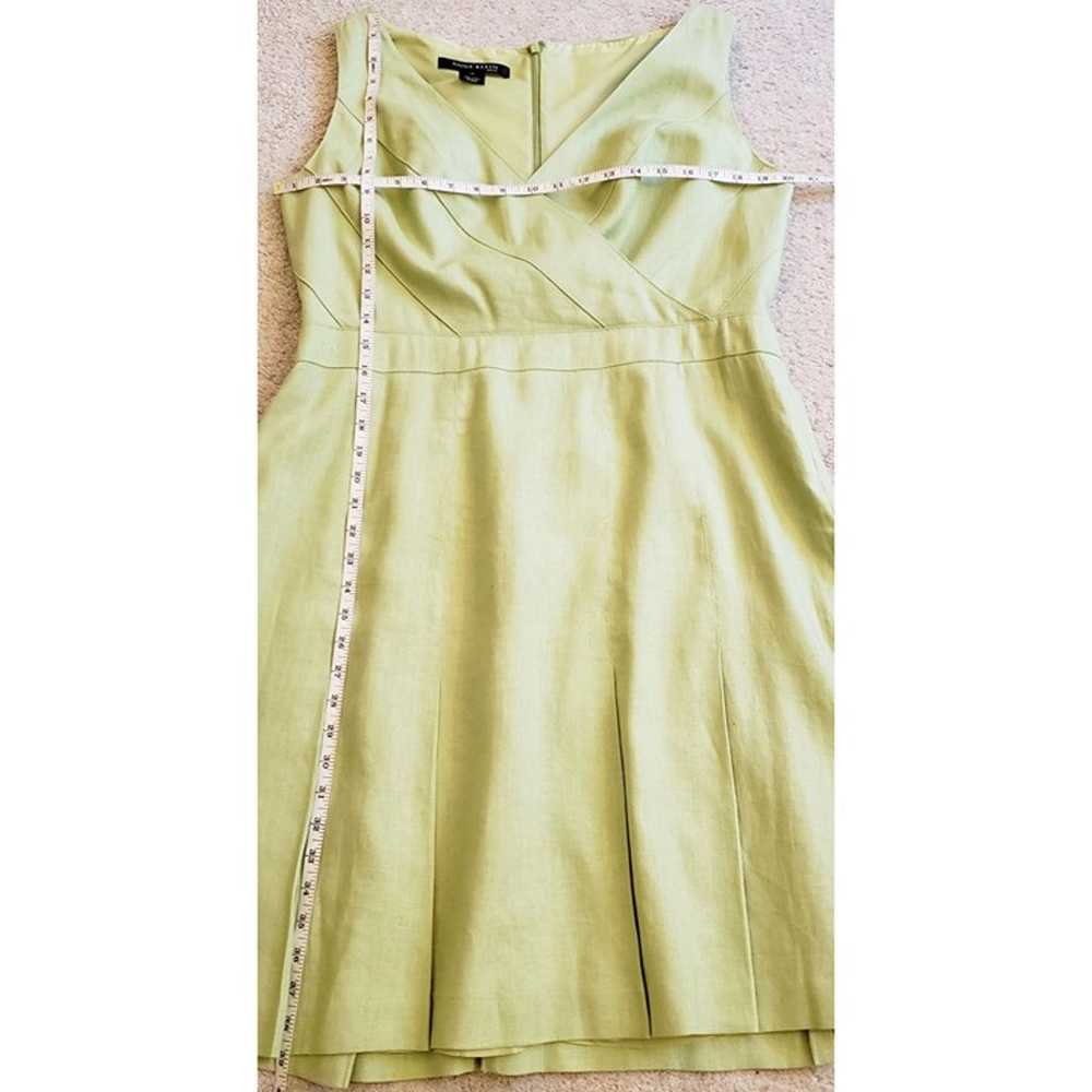 Anne Klein Fully LIned 100% LInen Sleeveless Plea… - image 6