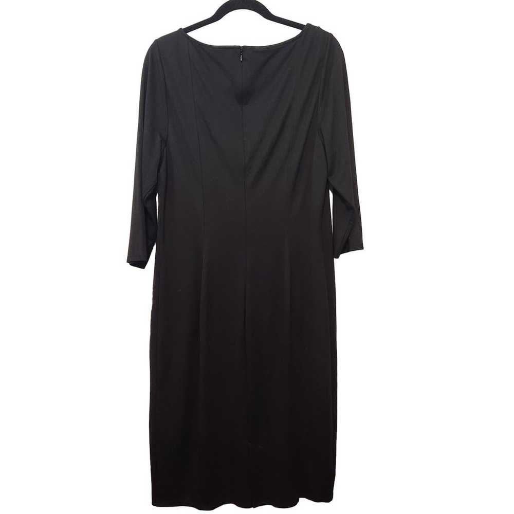 Lane Bryant Black Ponte Twist-Neck Keyhole Bodyco… - image 10