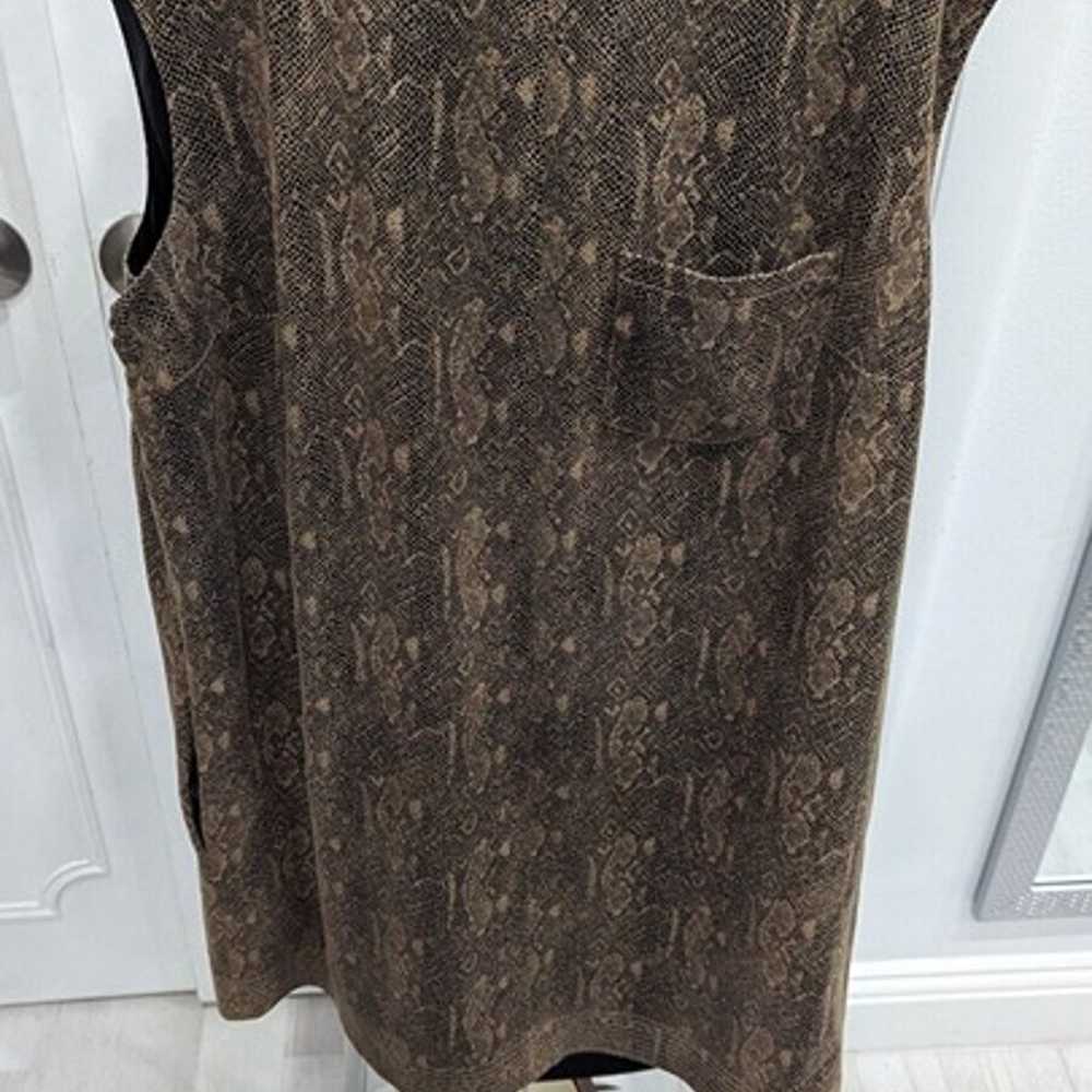 Rachel Rachel Roy Snakeskin Sleeveless Dress Sz X… - image 1