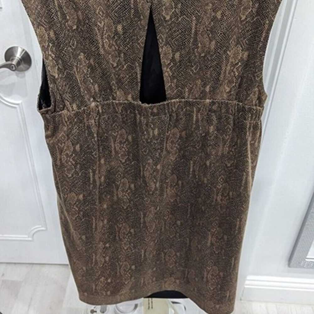 Rachel Rachel Roy Snakeskin Sleeveless Dress Sz X… - image 7