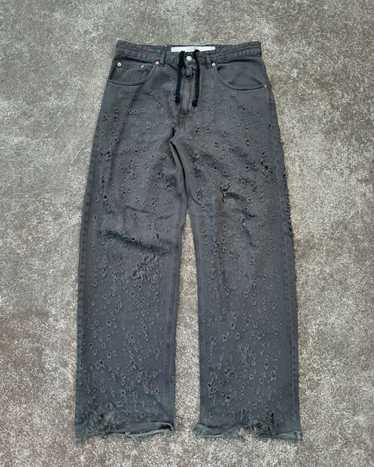 Maison Margiela Distressed Shotgun Denim