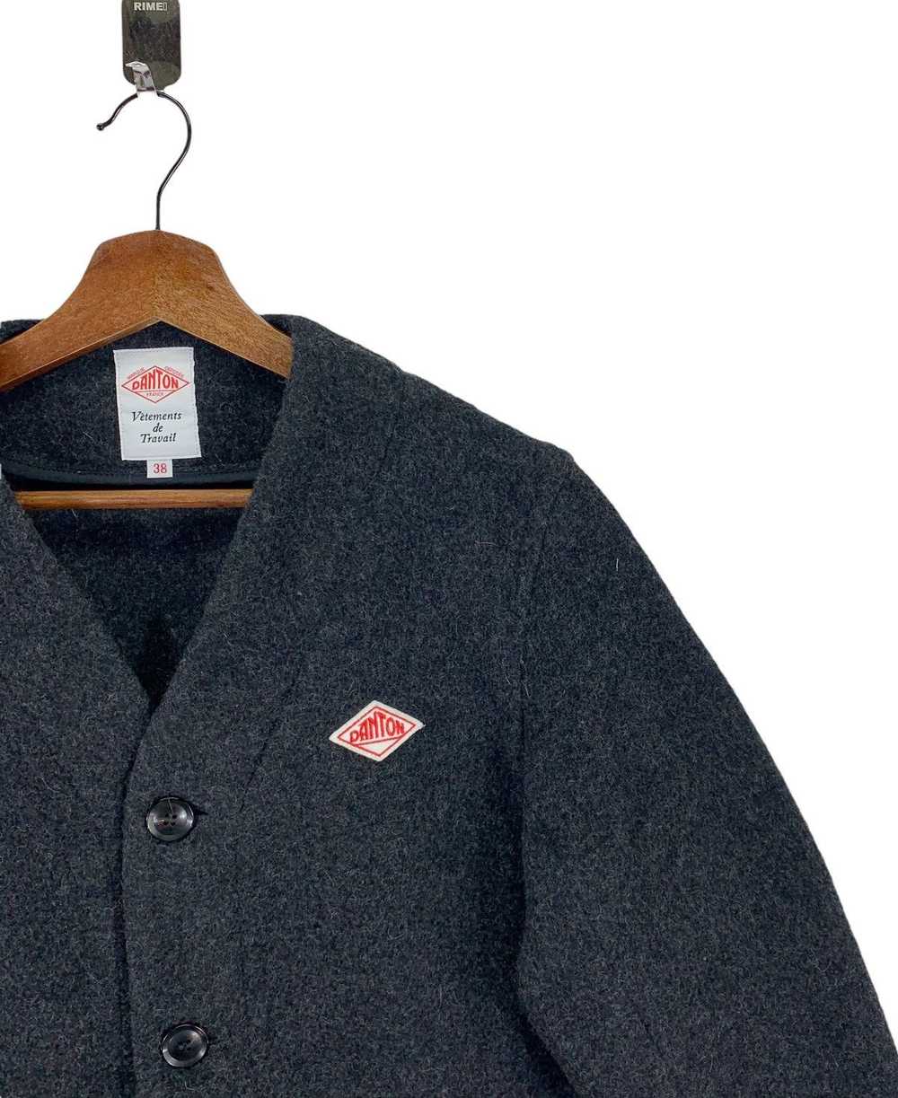 Danton VINTAGE DANTON WORKWEAR WOOL BUTTON JACKET - image 5