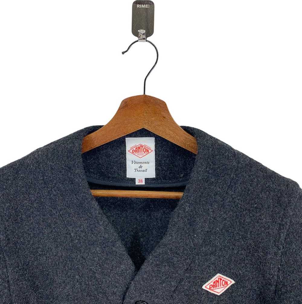 Danton VINTAGE DANTON WORKWEAR WOOL BUTTON JACKET - image 6