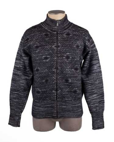 Bottega Veneta BOTTEGA VENETA BLACK GRAY ZIP UP CA