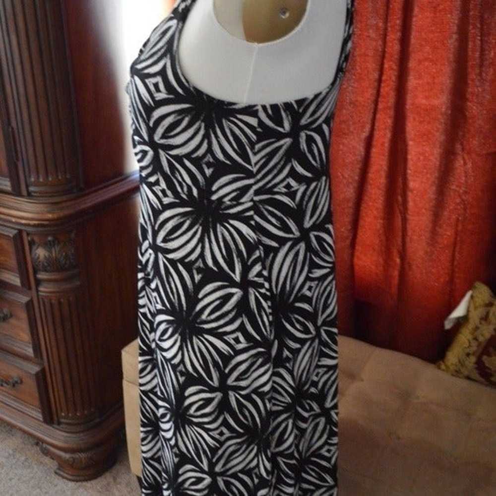 Alfani Black & White Sun Dress - Unworn - image 3