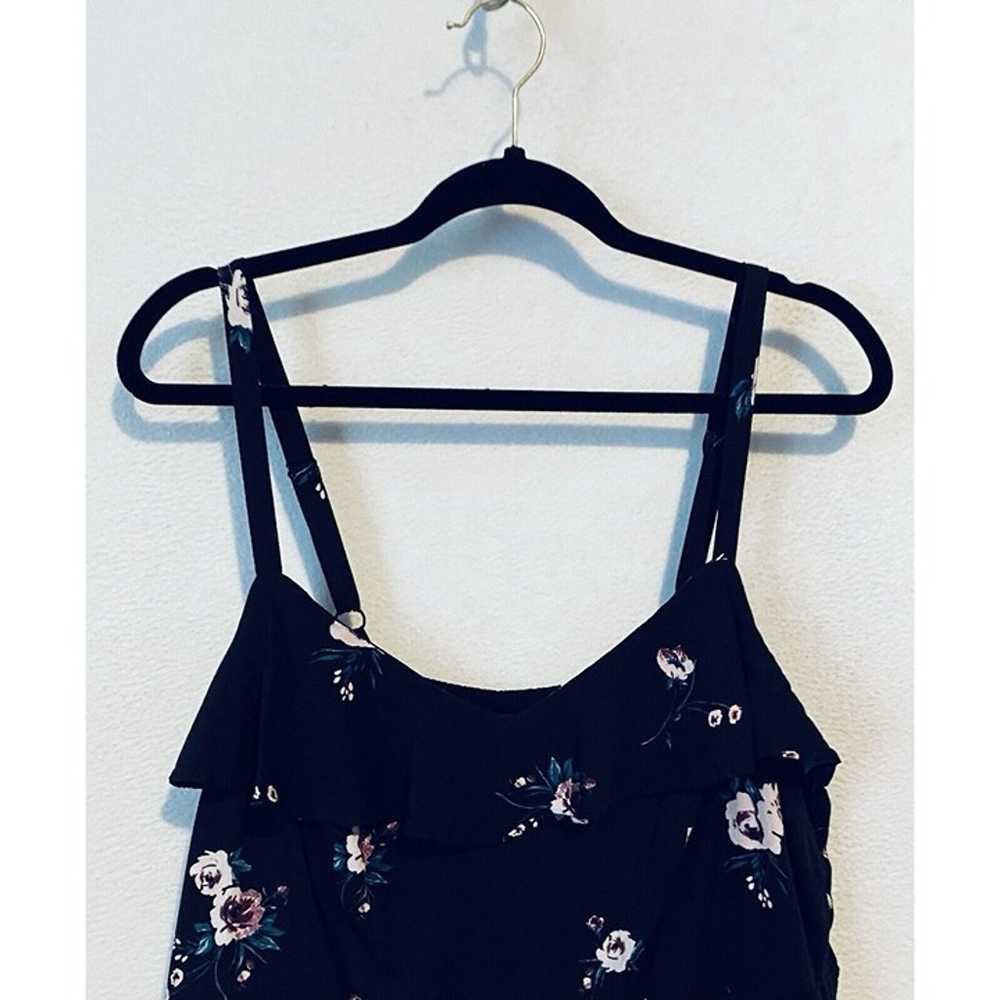 Torrid Jumpsuit Womens 2X Black Floral Sleeveless… - image 2