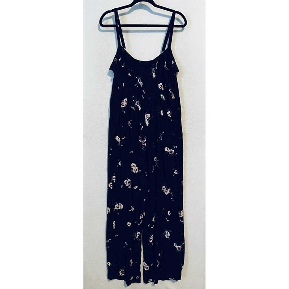 Torrid Jumpsuit Womens 2X Black Floral Sleeveless… - image 4