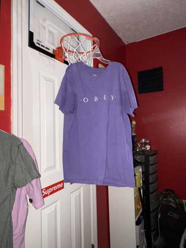 Obey PURPLE OBEY TEE *RARE*