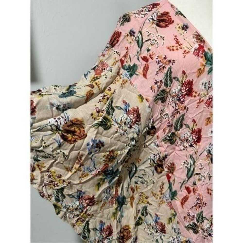 Umgee Mixed floral print short sleeve Kimono 1xl/… - image 10