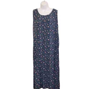 New Gear Dress Womens 2X Sleeveless Maxi Tropical… - image 1