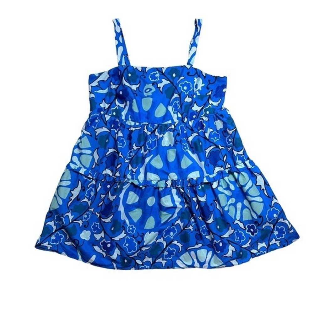 Rhode x Target Blue Zinnia Floral Print Mini Dres… - image 2