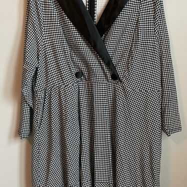 Torrid black & white gingham dress