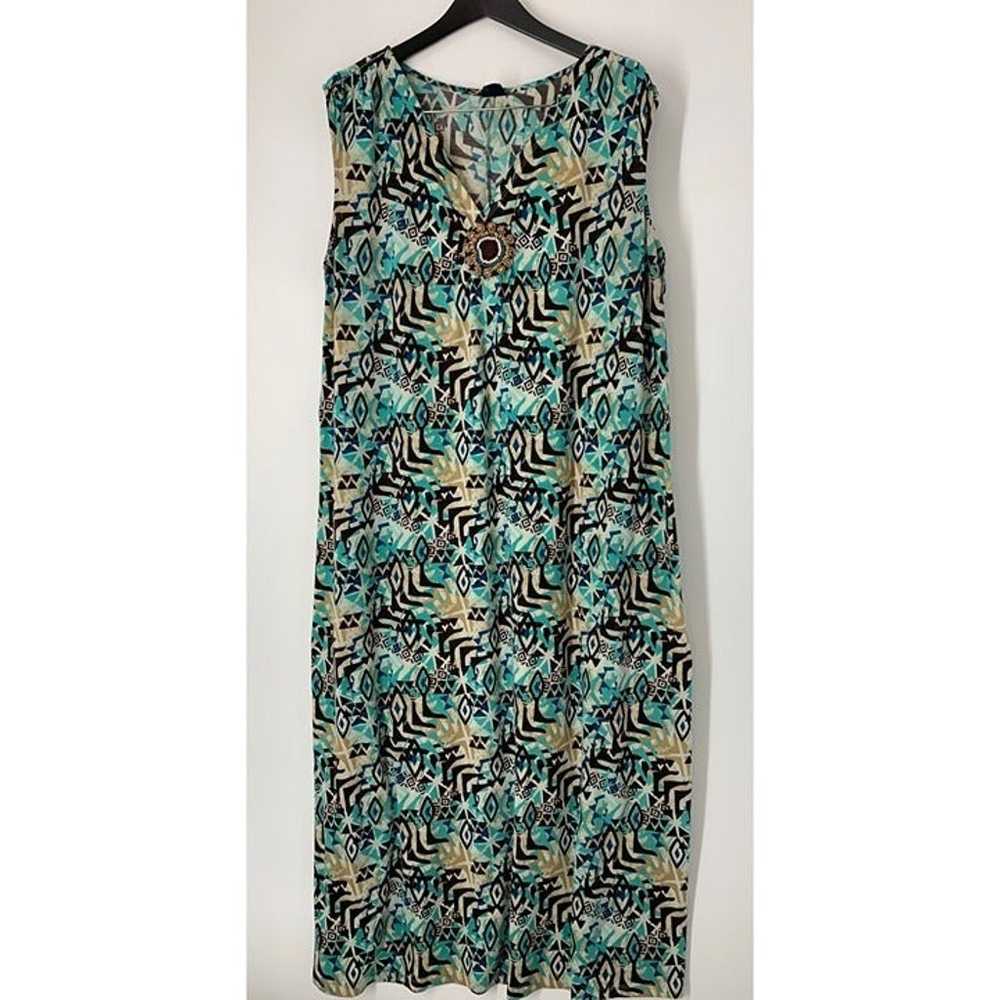 Women’s sleeveless maxi dress faded glory  size 2… - image 1