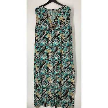 Women’s sleeveless maxi dress faded glory  size 2… - image 1