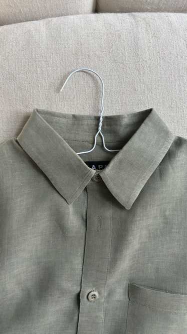 A.P.C. APC sage linen shirt