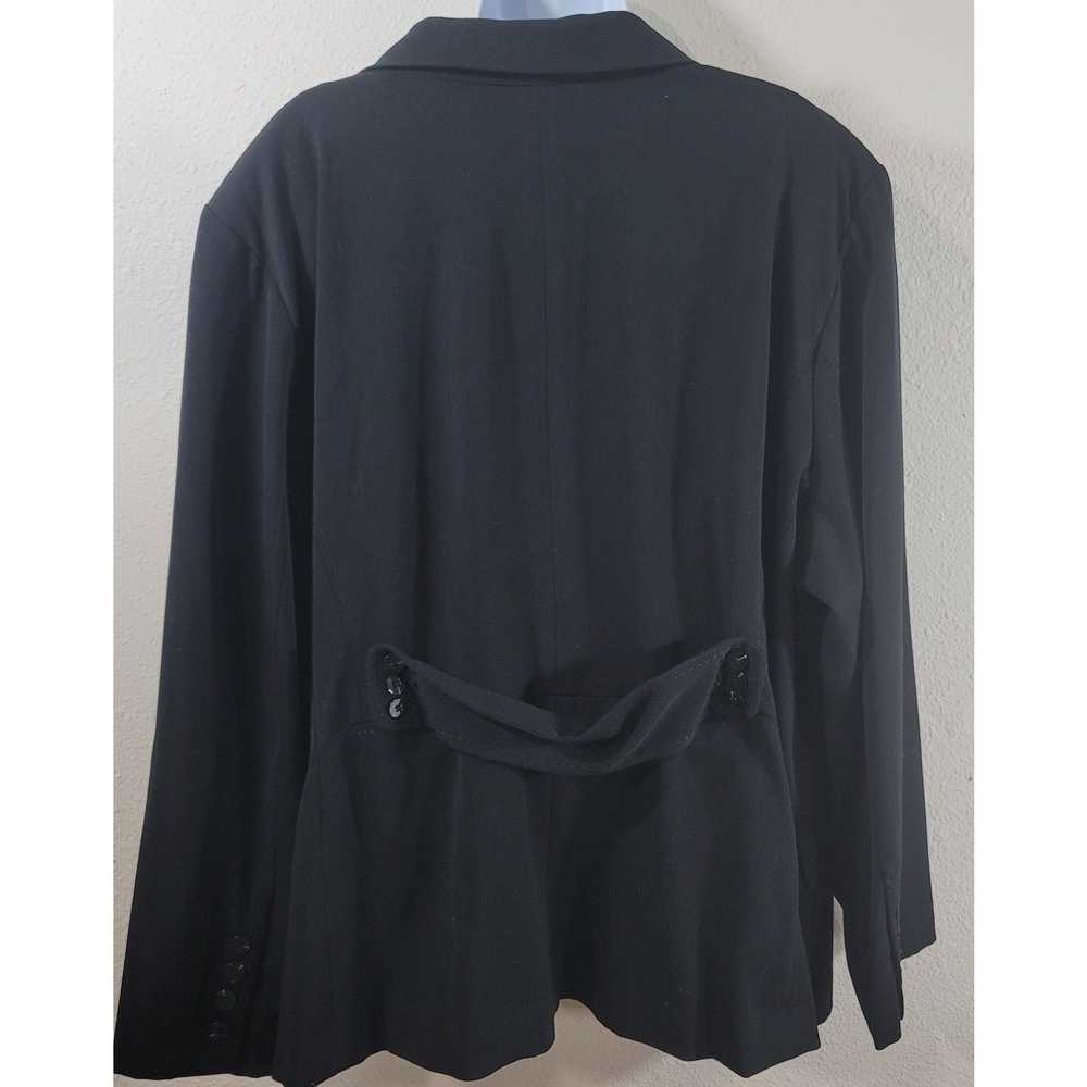 Other Lane Bryant Black Notched Collar 4 Button B… - image 3