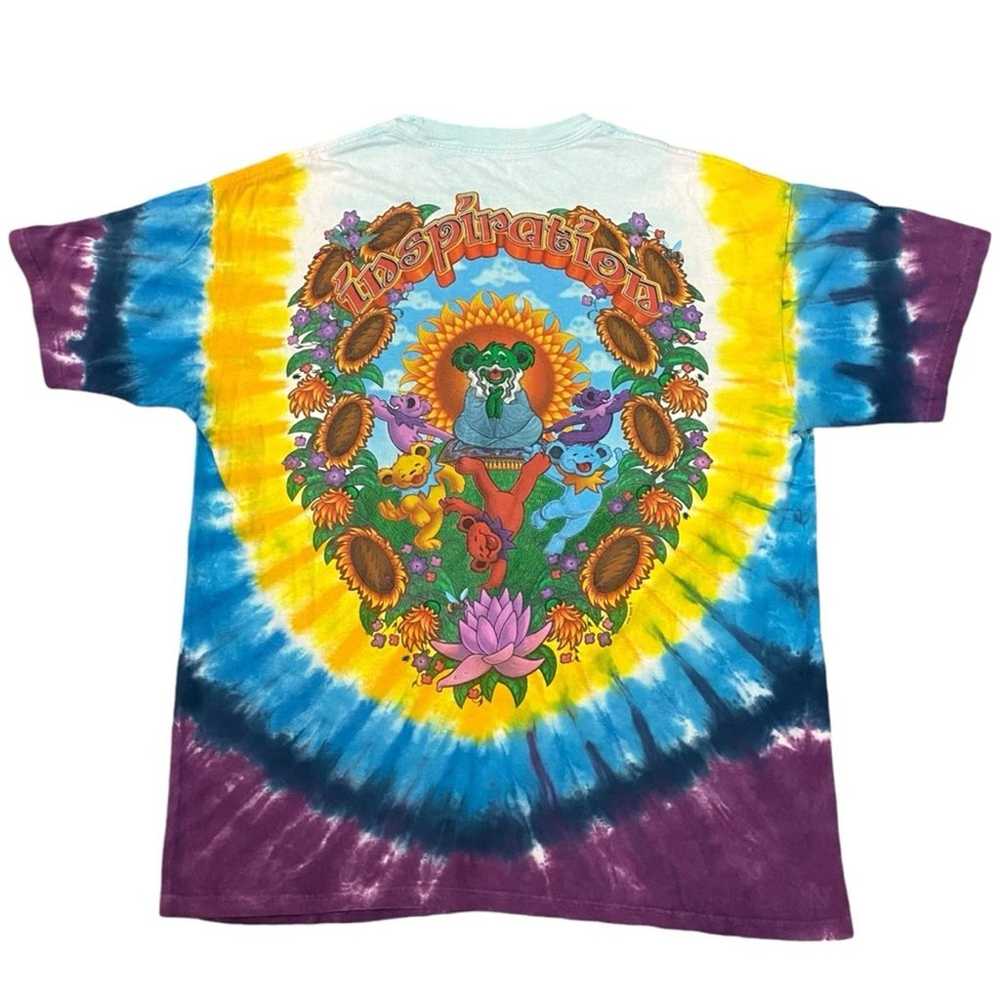 Grateful Dead AOP Inspiration Bear Tie Dye Band T… - image 2