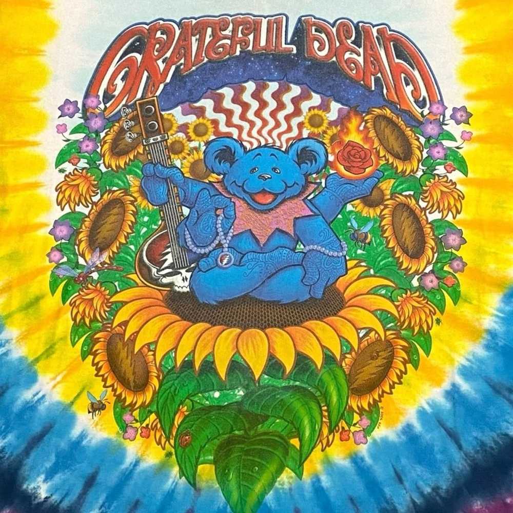 Grateful Dead AOP Inspiration Bear Tie Dye Band T… - image 8