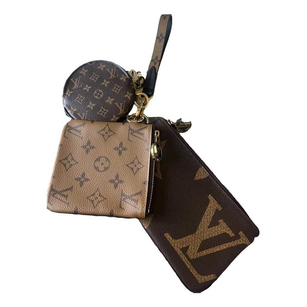 Louis Vuitton Trio pouch leather clutch bag - image 1