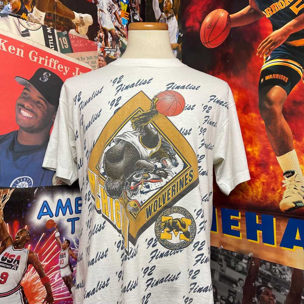 Screen Stars Vintage Michigan Wolverines 1992 NCA… - image 1