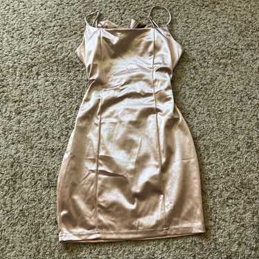 Satin mini dress