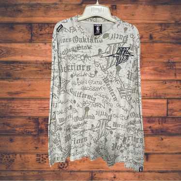 NBA UNK NBA Graphic Printed Long Sleeve T-Shirt 2… - image 1