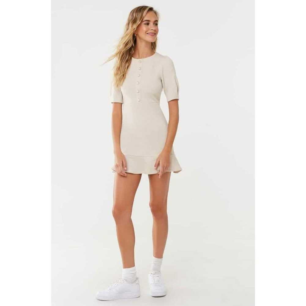 Forever 21 dress small ivory fit and flare excell… - image 3