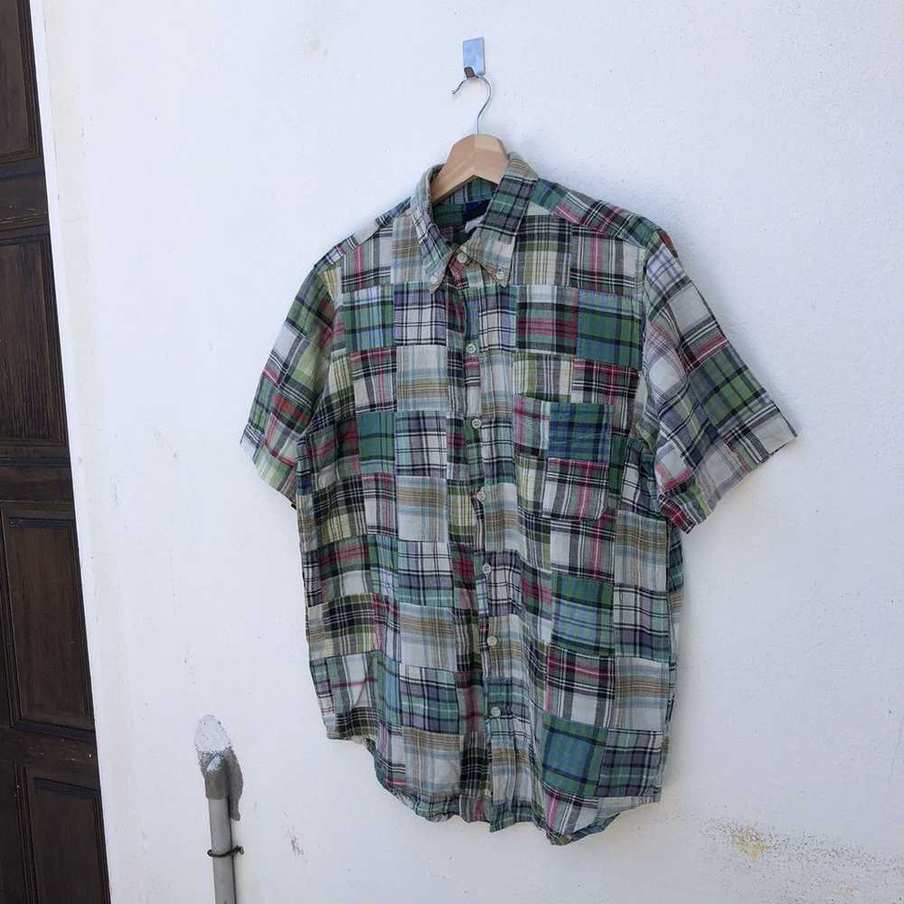 Hang Ten × Japanese Brand PATCH WORK SHIRT BUTTON… - image 2