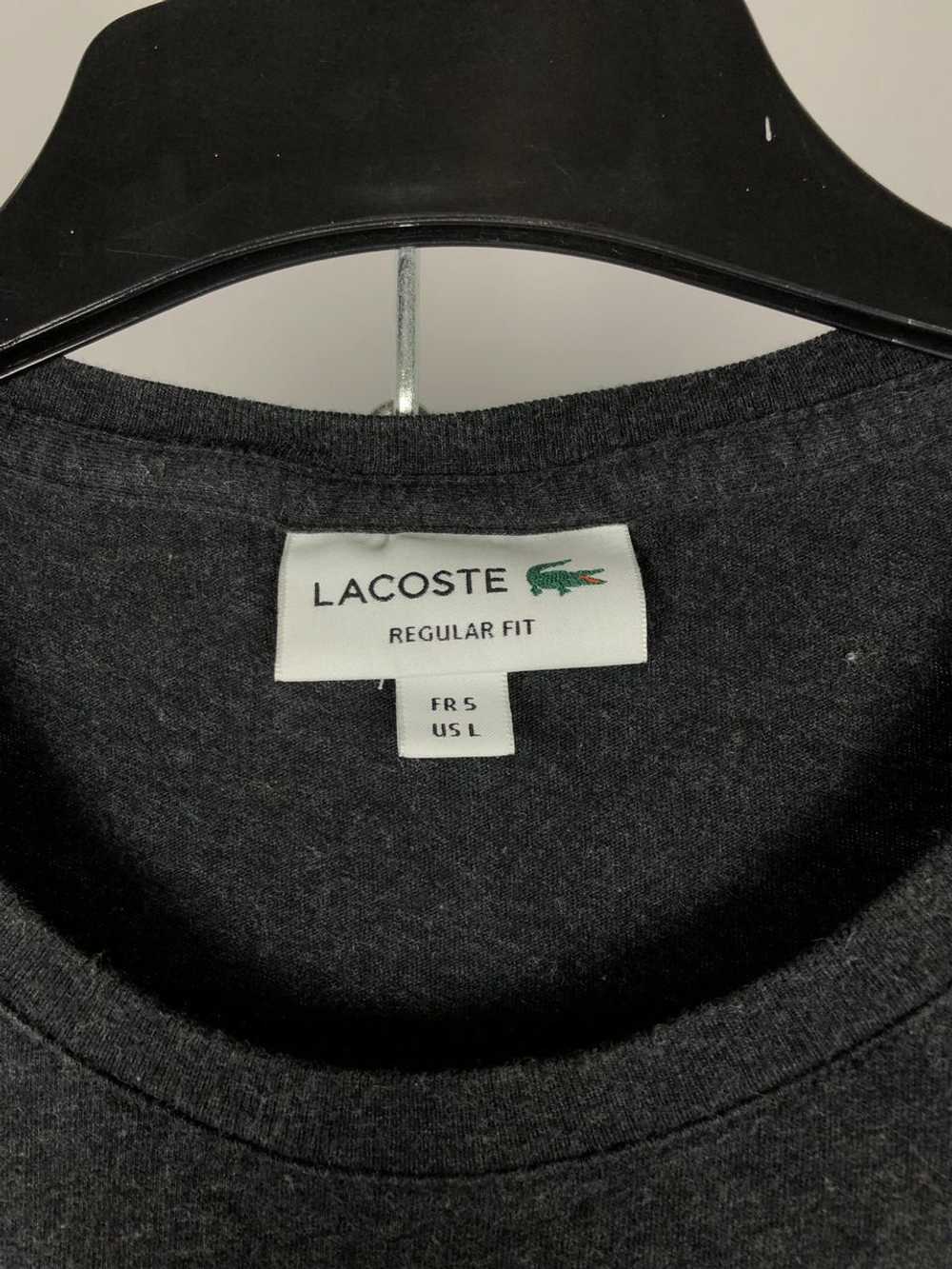 Lacoste × Luxury Lacoste T-shirts grey size L - image 3