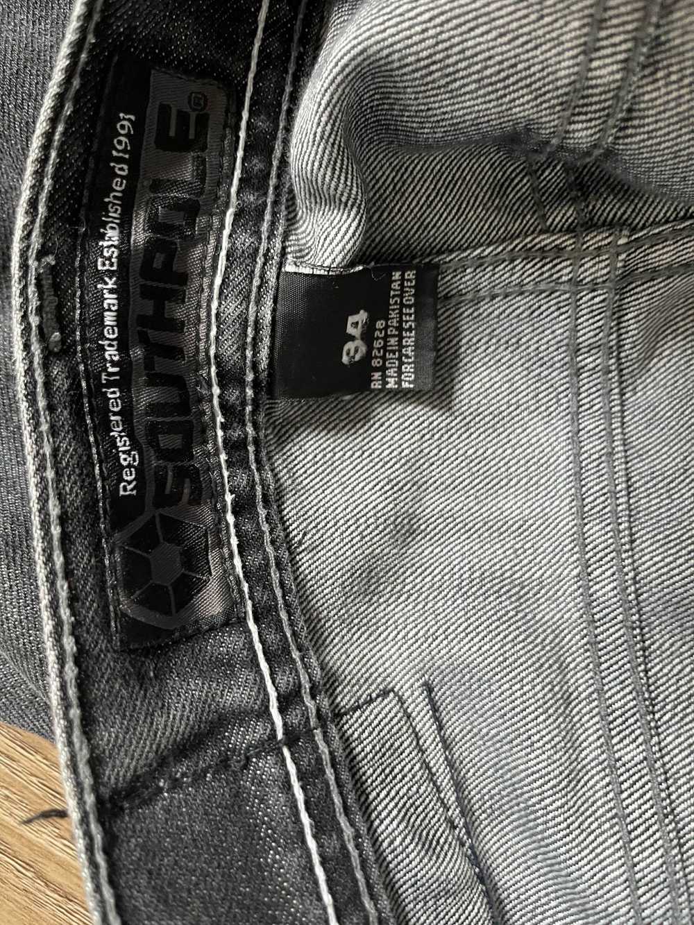 Jnco × Southpole × Vintage *RARE* Baggy Gray Wash… - image 3