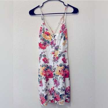 Abercrombie and Fitch Floral Button Dress