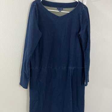 J. Jill Purejill Indigo Shift Dress