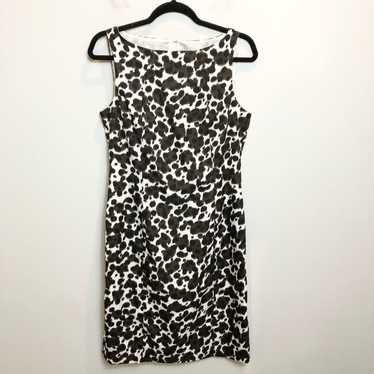 Ann Taylor Animal Print Sleeveless Dress