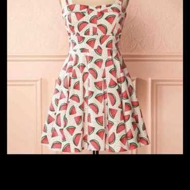 Modcloth Retro Watermelon Dress