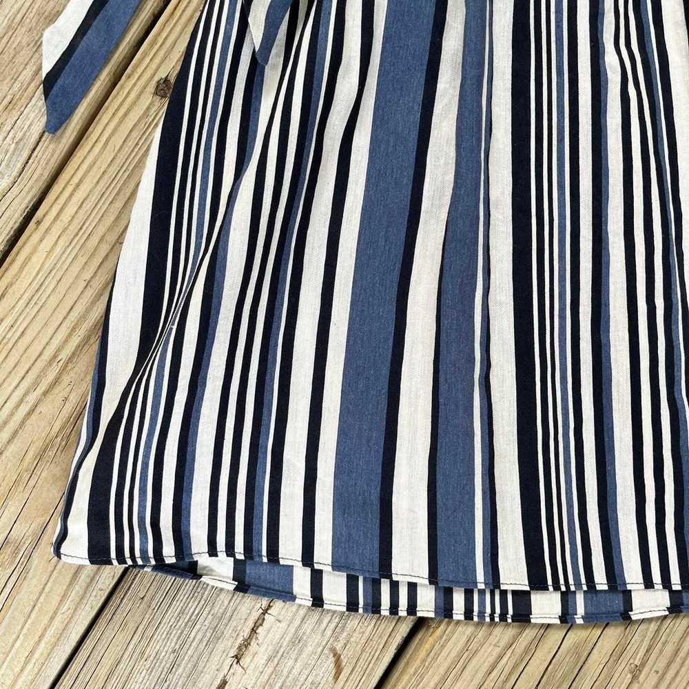 Zara TRF Collection Blue, White And Black Striped… - image 4