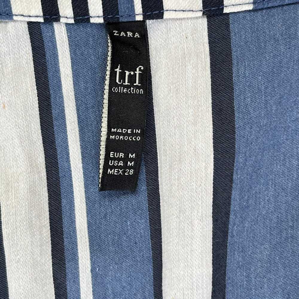 Zara TRF Collection Blue, White And Black Striped… - image 6