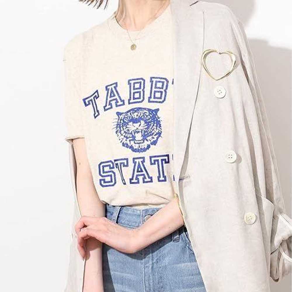 SLOBE IENA Mixed Tabby T-shirt Natural - image 11