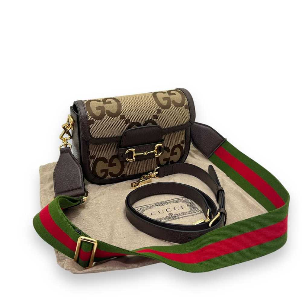 Gucci Horsebit 1955 Flap leather crossbody bag - image 2