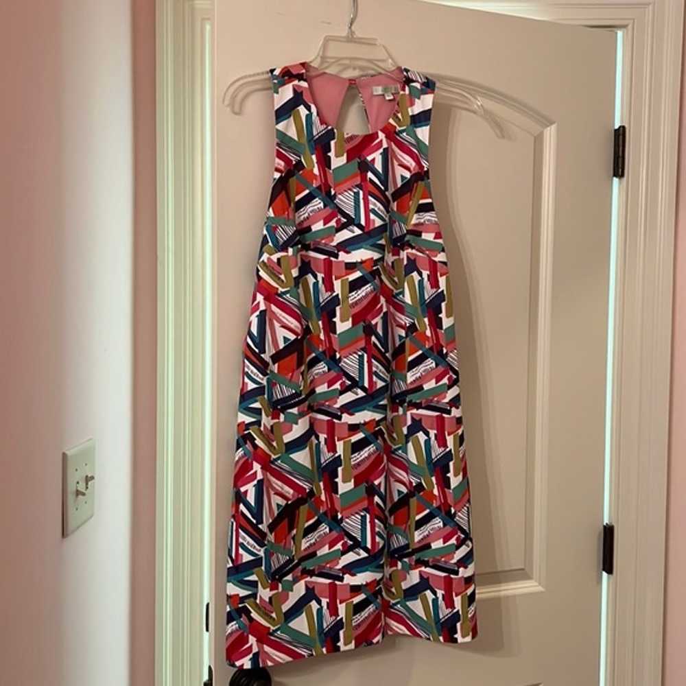 NWOT Jade Sleeveless Multicolor Geometric Pattern… - image 1