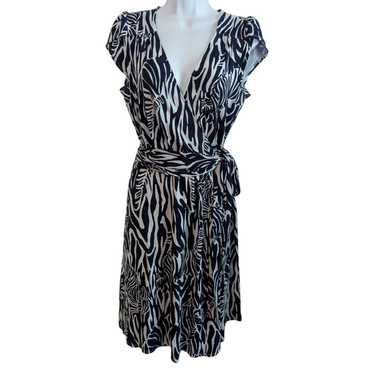 Lilly Pulitzer Dress Mini Wrap Striped Zebra Print