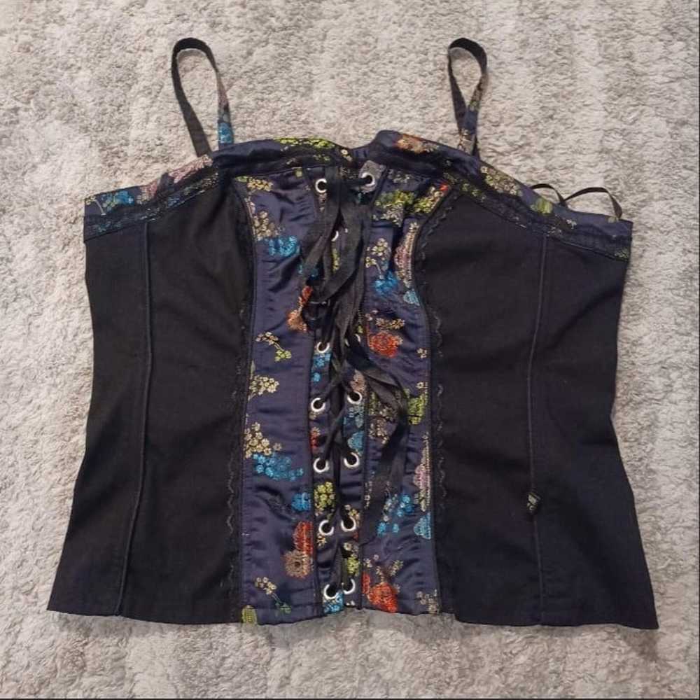 TRIPP NYC vintage y2k goth corset top - image 1