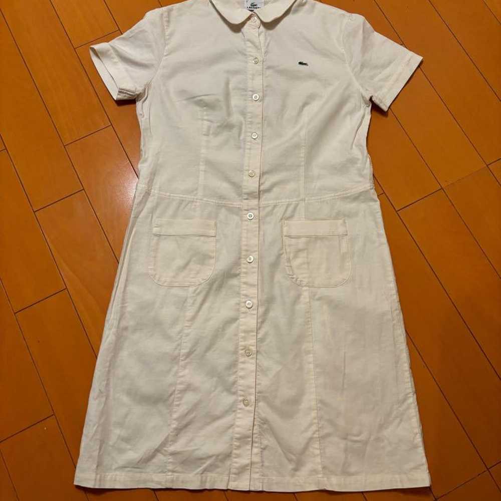 Lacoste Short-Sleeve Dress Size 42 - image 1