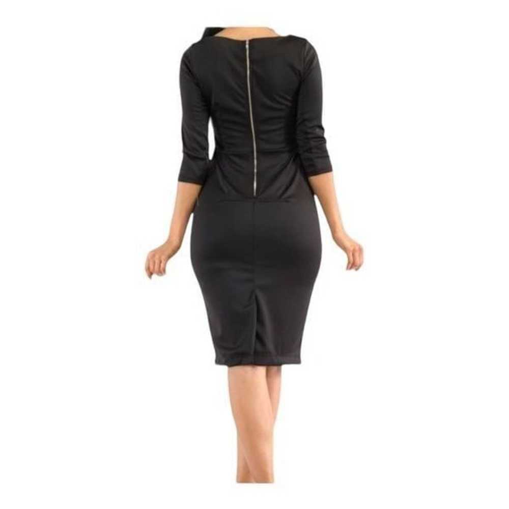 Jeyrey by H and H Fashion Black Sheath Dress Size… - image 2