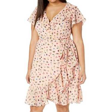 Betsey Johnson Bug Garden wrap dress