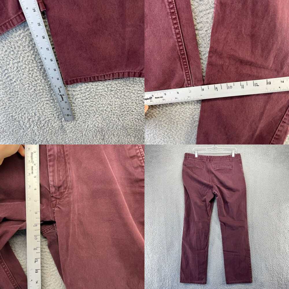 Bonobos Bonobos Pants Men's 33x32 Red Chino Khaki… - image 4