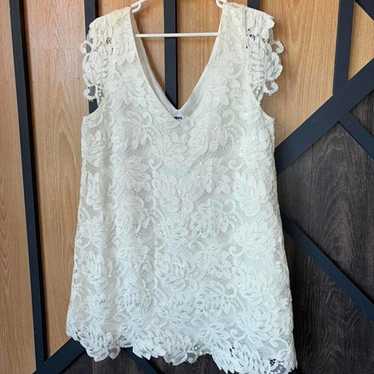 BB Dakota lace overlay dress