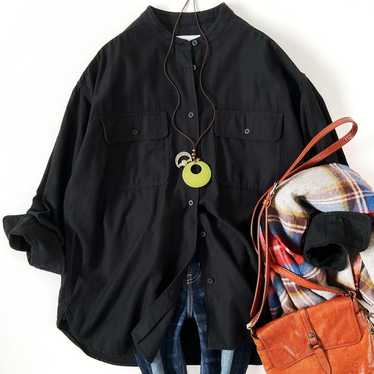 Excellent item♪ Slowbuena wide military shirt Ban… - image 1